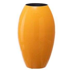 Kaufe Vase 21,5 x 21,5 x 36 cm aus Keramik Gelb