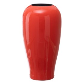 Vaso 21,5 x 21,5 x 41 cm Cerâmica Laranja de BigBuy Home, Jarrões - Ref: S8801346, Preço: 40,01 €, Desconto: %