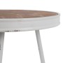 Side table 50 x 50 x 56 cm Natural Metal White | Tienda24 - Global Online Shop Tienda24.eu