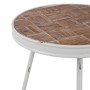 Side table 50 x 50 x 56 cm Natural Metal White | Tienda24 - Global Online Shop Tienda24.eu