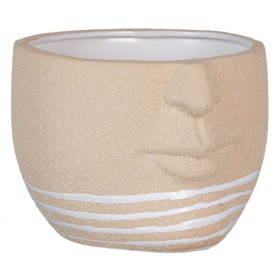 Cache-pot 21 x 19,5 x 15 cm Céramique Naturel de BigBuy Garden, Cache-pots - Réf : S8801365, Prix : 11,98 €, Remise : %