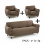 Sofa Cover Sofakover Pocket Trio Romeo 3 Units by Sofakover, Sofas & Couches - Ref: D1200416, Price: 74,92 €, Discount: %