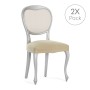 Housse de Chaise Eysa BRONX Beige 50 x 5 x 50 cm 2 Unités | Tienda24 Tienda24.eu