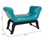 Bench Alexandra House Living Blue Polyurethane MDF Wood 40 x 65 x 90 cm by Alexandra House Living, Chairs - Ref: D1631048, Pr...