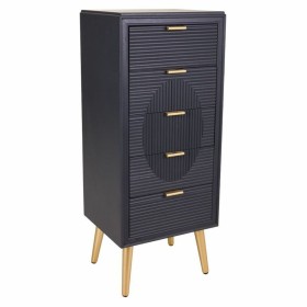 Chest of drawers Alexandra House Living Golden Dark grey MDF Wood 36 x 100 x 42 cm by Alexandra House Living, Chest of Drawer...