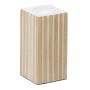 Candleholder Beige Bamboo MDF Wood 10,5 x 10,5 x 21 cm | Tienda24 - Global Online Shop Tienda24.eu