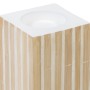 Bougeoir Beige Bambou Bois MDF 10,5 x 10,5 x 21 cm | Tienda24 - Global Online Shop Tienda24.eu