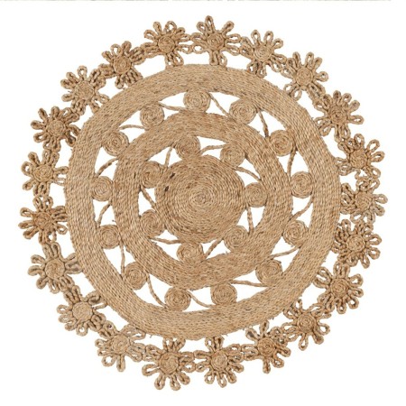 Carpet Natural Jute 120 x 120 cm | Tienda24 - Global Online Shop Tienda24.eu