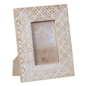 Portafoto 18,5 x 2 x 23,5 cm Legno Bianco di BigBuy Home, Cornici da parete e da tavolo - Rif: S8802066, Prezzo: 13,38 €, Sco...