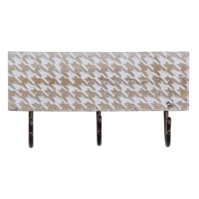 Bengaleiro de parede 30 x 7 x 16 cm Metal Madeira de BigBuy Home, Bengaleiros de parede - Ref: S8802098, Preço: 10,50 €, Desc...