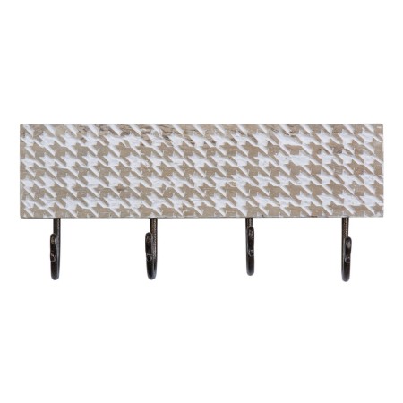 Wall mounted coat hanger 38 x 7 x 17 cm Metal Wood | Tienda24 - Global Online Shop Tienda24.eu