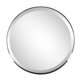 Wall mirror White Black Crystal Polyskin 45 x 45 x 3 cm (4 Units) | Tienda24 - Global Online Shop Tienda24.eu