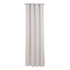 Rideau Beige Polyester Argent 100 % coton 140 x 260 cm de BigBuy Home, Rideaux et draperies - Réf : S8802144, Prix : 47,02 €,...