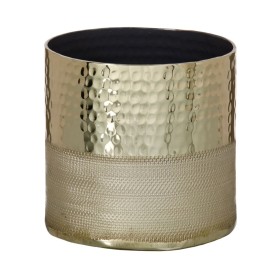 Vaso Dourado 13 x 13 x 13 cm Alumínio de BigBuy Home, Jarrões - Ref: S8802186, Preço: 19,34 €, Desconto: %