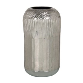 Kaufe Vase 15 x 15 x 28 cm Silber Aluminium