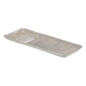 Centro de Mesa Plateado 38,5 x 15 x 2,5 cm de BigBuy Home, Adornos - Ref: S8802213, Precio: 18,21 €, Descuento: %