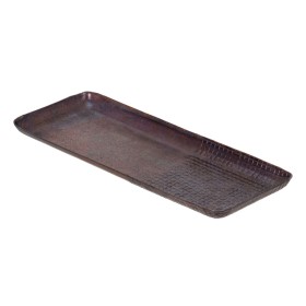 Snack tray 41,5 x 16 x 3 cm Aluminium Bronze by BigBuy Home, Plates and dishes - Ref: S8802232, Price: 11,98 €, Discount: %