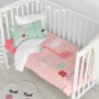 Duvet cover set HappyFriday Moshi Moshi Hola Multicolour Baby Crib 2 Pieces | Tienda24 Tienda24.eu