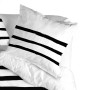 Funda de almohada HappyFriday Blanc Stripes Multicolor 80 x 80 cm | Tienda24 Tienda24.eu