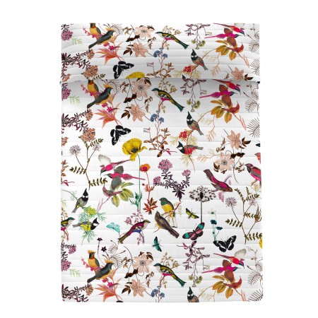 Couvre-lit HappyFriday HF Birds of paradise Multicouleur 270 x 260 cm | Tienda24 Tienda24.eu