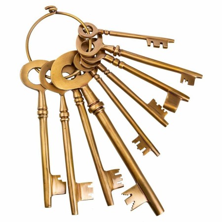 Decorative Figure Alexandra House Living Brass Keys 3 x 20 x 10 cm by Alexandra House Living, Collectables - Ref: D1631119, P...