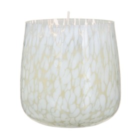 Candle Holder White Resin Christmas 9 x 9 x 19,5 cm | Tienda24 - Global Online Shop Tienda24.eu