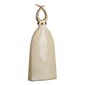 Vase Home ESPRIT Cream Terracotta Crystal Modern 15 x 15 x 21 cm | Tienda24 - Global Online Shop Tienda24.eu