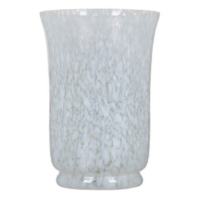 Jarrón Cristal Blanco 15 x 15 x 22 cm de BigBuy Home, Jarrones - Ref: S8802597, Precio: 17,25 €, Descuento: %