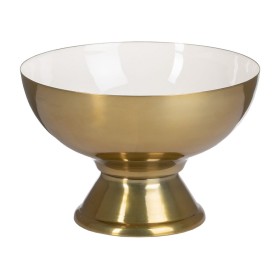 Centerpiece White Golden 25 x 25 x 16,5 cm by BigBuy Home, Ornaments - Ref: S8802611, Price: 17,25 €, Discount: %