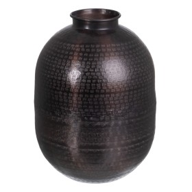 Achète Vase 26,5 x 26,5 x 36 cm Noir Aluminium