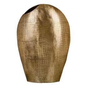 Jarrón 37 x 15 x 55 cm Dorado Metal de BigBuy Home, Jarrones - Ref: S8802633, Precio: 49,74 €, Descuento: %