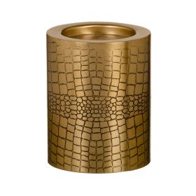 Portavelas Alexandra House Living Oro Vidrio Hierro 20 x 30 x 20 cm | Tienda24 - Global Online Shop Tienda24.eu