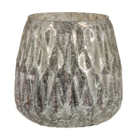 Candleholder Natural Wood Crystal 20 x 20 x 76 cm | Tienda24 - Global Online Shop Tienda24.eu