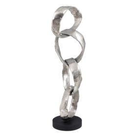 Figurine Décorative 21 x 15 x 63 cm Noir Argent de BigBuy Home, Objets de décoration - Réf : S8802678, Prix : 35,21 €, Remise...