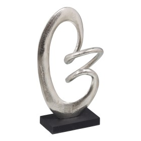 Figurine Décorative 18,5 x 8 x 34 cm Noir Argent de BigBuy Home, Objets de décoration - Réf : S8802679, Prix : 15,42 €, Remis...