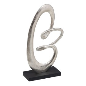 Figura Decorativa 24 x 10 x 42 cm Negro Plata de BigBuy Home, Adornos - Ref: S8802680, Precio: 22,87 €, Descuento: %