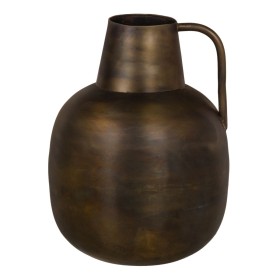 Vase Doré Métal 20 x 20 x 17 cm de BigBuy Home, Vases - Réf : S8802724, Prix : 16,43 €, Remise : %