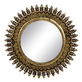 Wall mirror 78 x 1,75 x 78 cm Golden DMF by BigBuy Home, Wall-Mounted Mirrors - Ref: S8802765, Price: 55,51 €, Discount: %