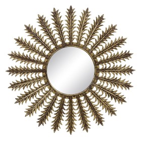 Wall mirror 90 x 1,75 x 90 cm Golden DMF by BigBuy Home, Wall-Mounted Mirrors - Ref: S8802769, Price: 56,19 €, Discount: %