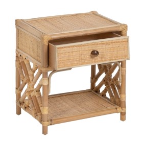 Mesa de apoio RATÁN 45 x 35 x 50 cm Natural de BigBuy Home, Jogos de móveis - Ref: S8802785, Preço: 100,60 €, Desconto: %