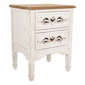 Nightstand Alexandra House Living White 26 x 69 x 37 cm | Tienda24 - Global Online Shop Tienda24.eu