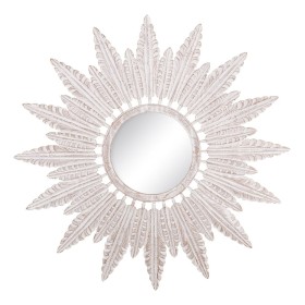 Wall mirror 90 x 1,75 x 90 cm White DMF by BigBuy Home, Wall-Mounted Mirrors - Ref: S8802826, Price: 56,39 €, Discount: %