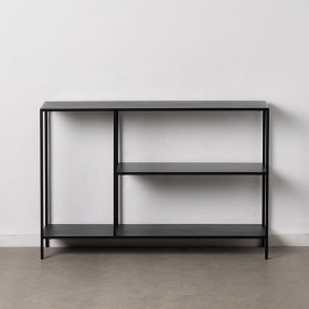 TV furniture 120,5 x 30 x 81,3 cm Black Steel by BigBuy Home, TV tables and stands - Ref: S8802928, Price: 144,03 €, Discount: %