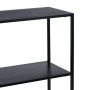 Meubles de télévision 120,5 x 30 x 81,3 cm Noir Acier de BigBuy Home, Tables et supports de télévision - Réf : S8802928, Prix...