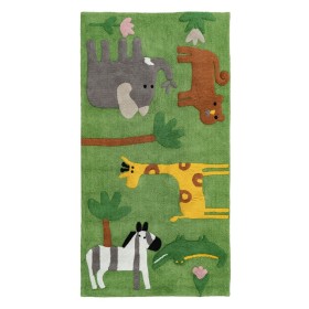 Carpet DKD Home Decor Brown Polyester Cotton (117 x 198 x 0,7 cm) | Tienda24 - Global Online Shop Tienda24.eu