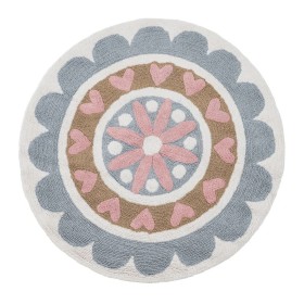 Playmat Flower Cotton 100 cm by BigBuy Home, Rugs - Ref: S8803030, Price: 37,32 €, Discount: %