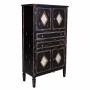 Cupboard Alexandra House Living Black Glass Fir wood 100 % Metal MDF Wood 38 x 142 x 80 cm by Alexandra House Living, Bedroom...