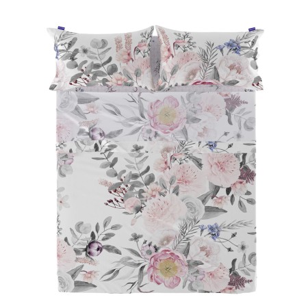 Sábana Encimera HappyFriday Delicate bouquet Multicolor 260 x 270 cm | Tienda24 Tienda24.eu