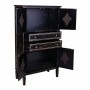 Cupboard Alexandra House Living Black Glass Fir wood 100 % Metal MDF Wood 38 x 142 x 80 cm by Alexandra House Living, Bedroom...