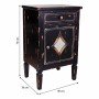 Mesita de Noche Alexandra House Living Negro 36 x 76 x 48 cm de Alexandra House Living, Mesillas de noche - Ref: D1631135, Pr...